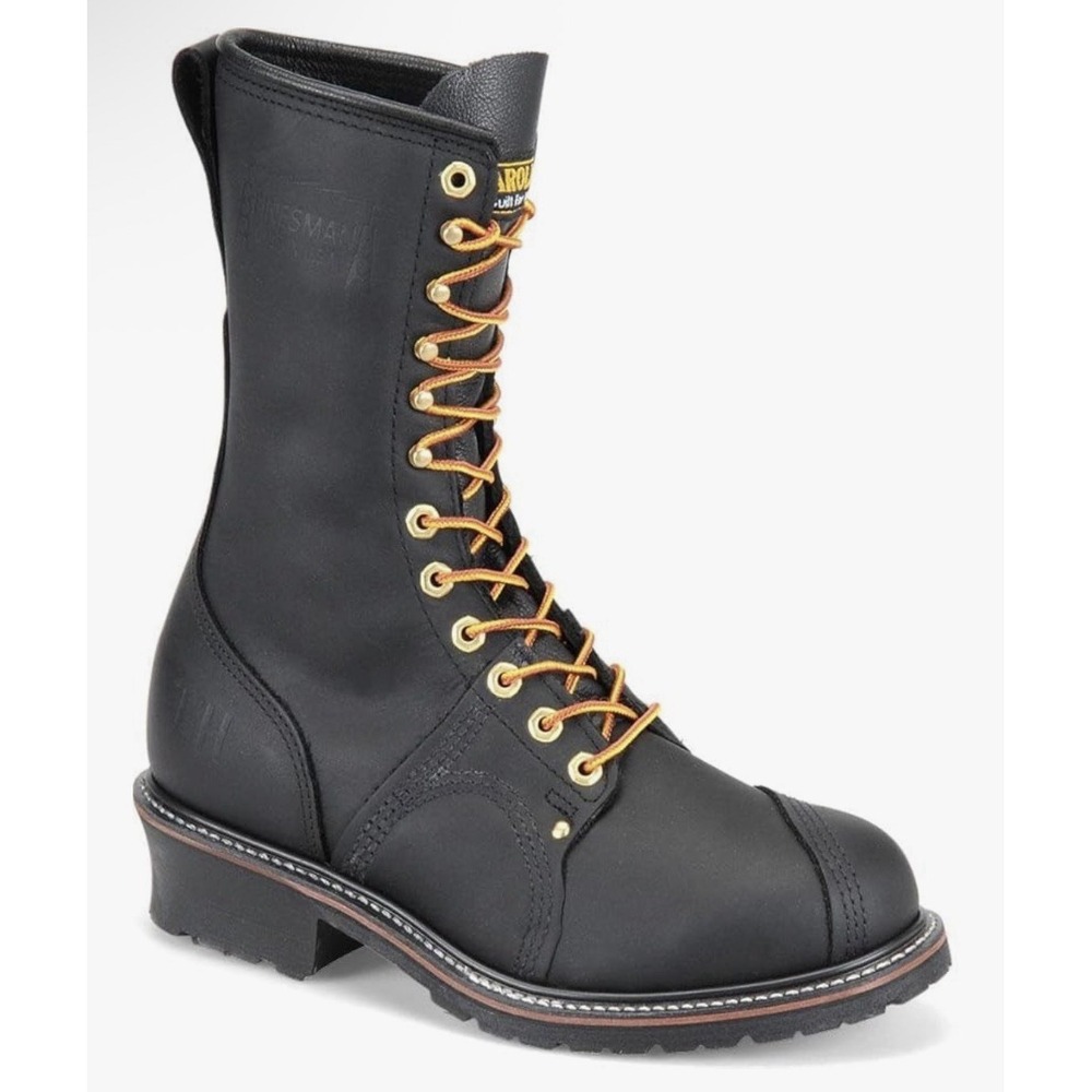 Carolina Men's 10" Domestic Linesman Work Boots Size 7.5 EE Leather Code M